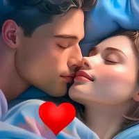 Romantic Kiss Stickers